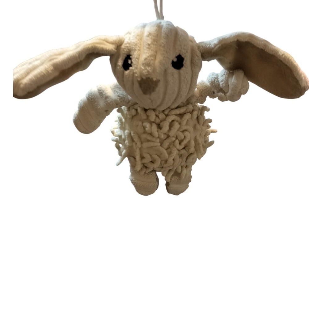 PetLou Small Dog Squeaky Floppy‎ Ears Plush Bunny Rabbit Toy